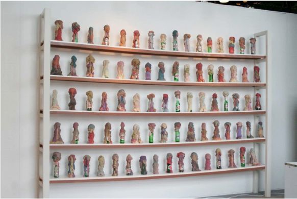 Andy Holden - Beer Bottle Rock Shop Stalagmite Rock Club Shelving Unit #1