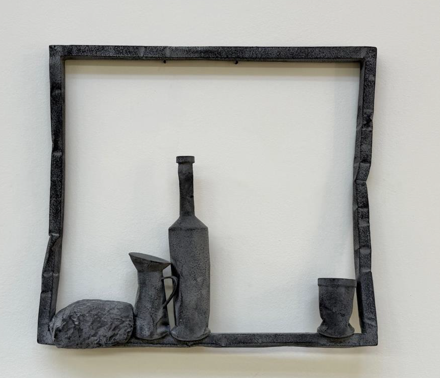 Johan de Wit - Stilleven met fles, kan, kom en brood