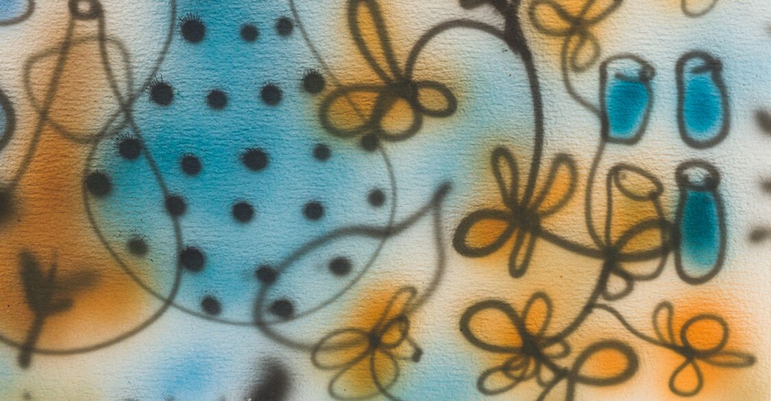 Anne-Lise Coste - Blue and Orange Bottles