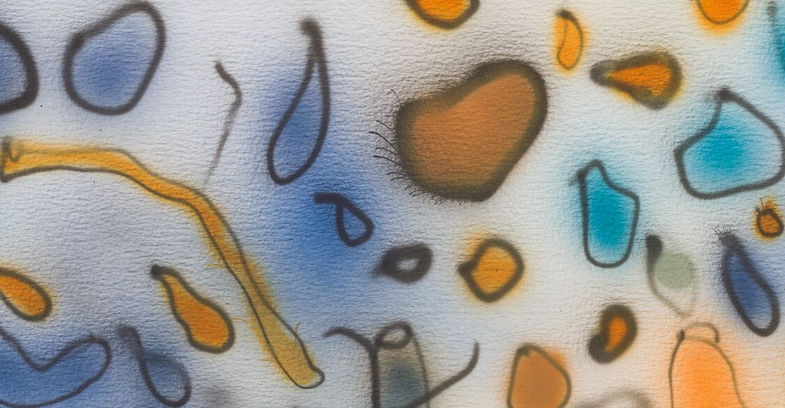 Anne-Lise Coste - Blue and Orange Bottles